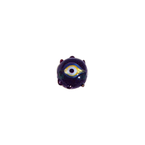 Evil Eye Lampworked and Dotted Glass Beads 5581