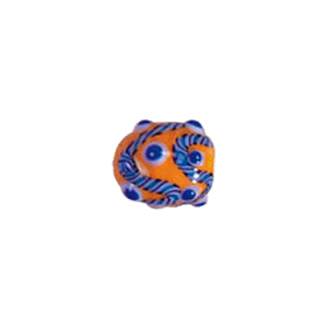 Decorated fusion painting Lampworked Beads 6109