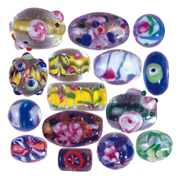 Confetti Glass Beads