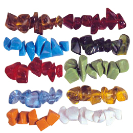 Sea Glass, Irregular shaped uncut Glass Beads