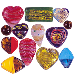 Decorative Glass Charms theme Fruits and Veggies