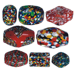 Printed large Furnace Glass Beads1