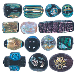 Semi Dichroic Glass Beads