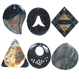 Horn pendants