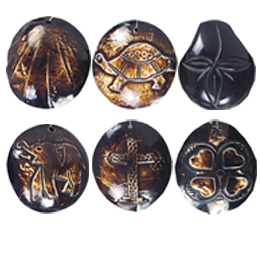 Resin casted Pendants1