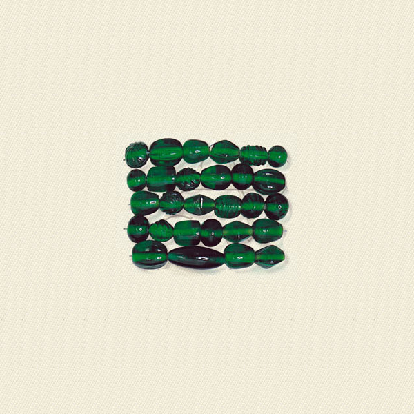 Basic Glass Beads Plain Leaf Green Mix 3020