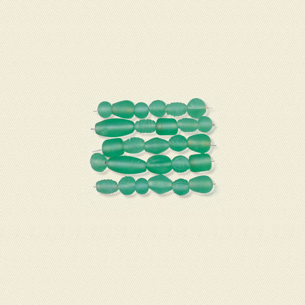 Basic Glass Beads Frost Olive Green Mix 3034