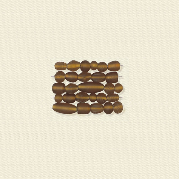 Basic Glass Beads Frost Honey Brown Mix 3042
