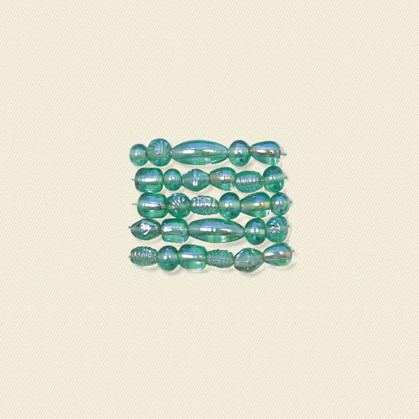 Basic Glass Beads AB Olive Green Mix 3050