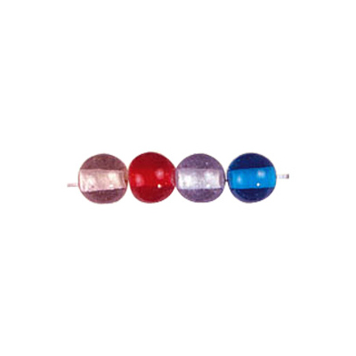 Round 10mm Plain Glass Beads Mixed Colors 3075