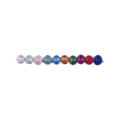 Melon Glass Beads 3196