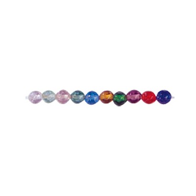Faceted Diamond Glass Beads 3197