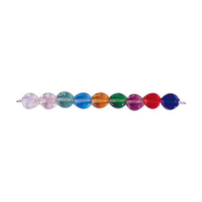 Flat Oval Glass Beads 3266