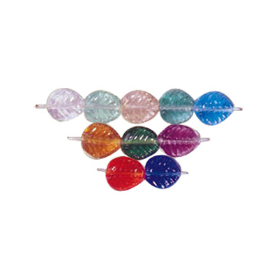 Leaf Glass Beads 3283
