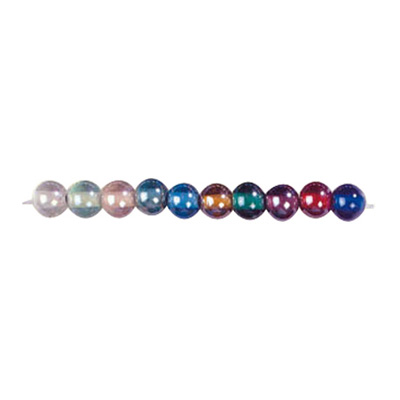 Round AB Luster Glass Beads 3352