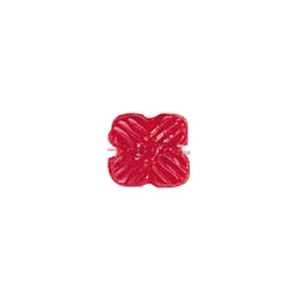 Flower and Figurine Shaped Pressed Glass Beads 3145