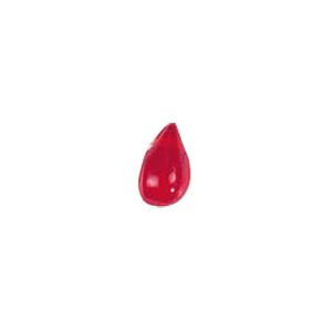 Flower and Figurine Shaped Pressed Glass Beads 3167