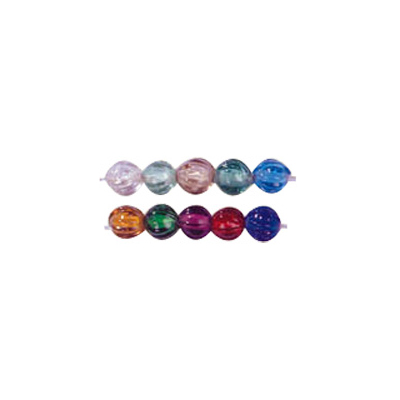 Melon Glass Beads 3199