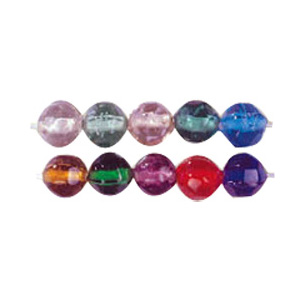 Faceted Diamond Glass Beads 3209