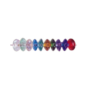Rondelle Glass Beads 3256