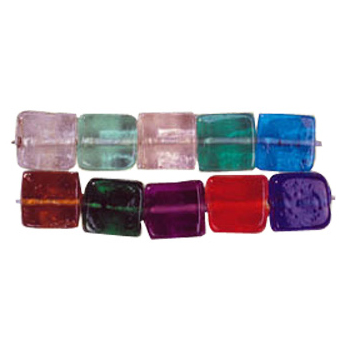 Cube Glass Beads 3341