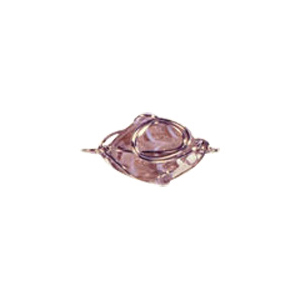 Wire Caged Glass Beads 3360