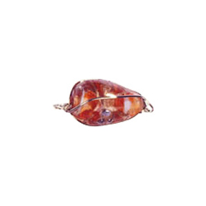 Wire Caged Glass Beads 3376