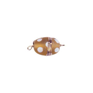 Wire Caged Glass Beads 3377