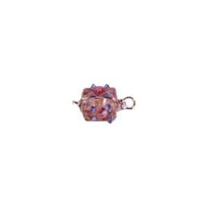 Wire Caged Glass Beads 3383
