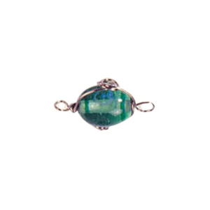Wire Caged Glass Beads 3385