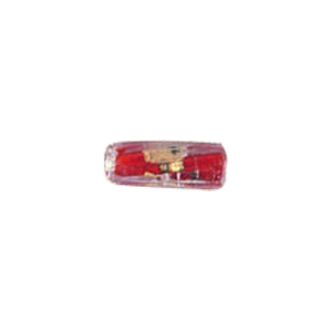 Gold Foiled Glass Beads with Colored baseline 3571