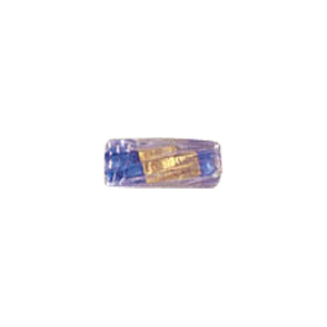 Gold Foiled Glass Beads with Colored baseline 3576
