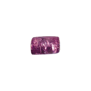 Silver Foiled Mirror layered Glass Beads 3602