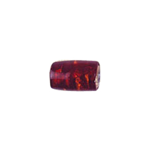 Silver Foiled Mirror layered Glass Beads 3609