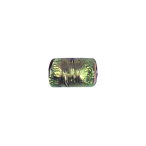 Silver Foiled Mirror layered Glass Beads 3610