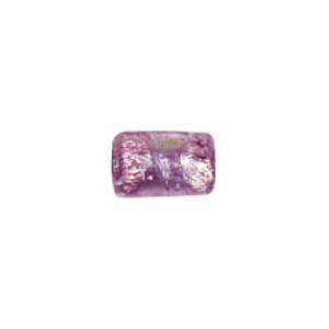 Silver Foiled Mirror layered Glass Beads 3613