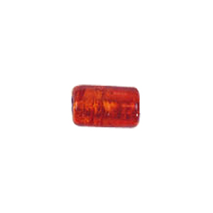 Silver Foiled Mirror layered Glass Beads 3614