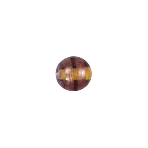 Basic Gold stone Striped Glass Beads 3639