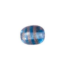 Basic Gold stone Striped Glass Beads 3657