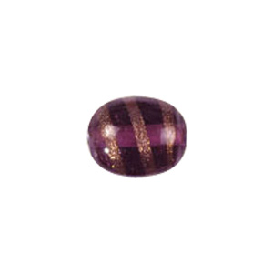 Basic Gold stone Striped Glass Beads 3670