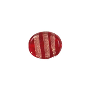 Basic Gold stone Striped Glass Beads 3674