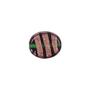 Basic Gold stone Striped Glass Beads 3677
