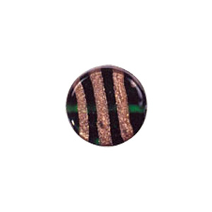 Basic Gold stone Striped Glass Beads 3685