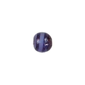 Blue Stone Striped Glass Beads 3699