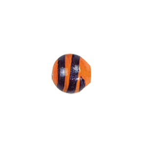 Blue Stone Striped Glass Beads 3708