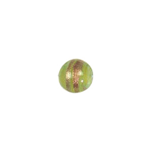 Pastel Gold stone Striped Glass Beads 3745