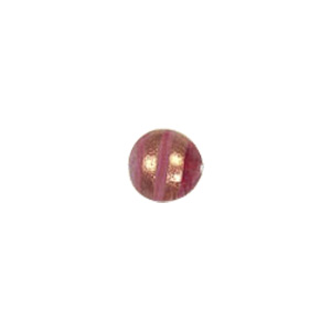Pastel Gold stone Striped Glass Beads 3747