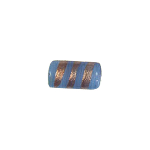 Pastel Gold stone Striped Glass Beads 3770