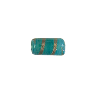 Pastel Gold stone Striped Glass Beads 3775