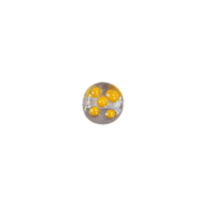 Bumpy raised small size Glass Beads 3806